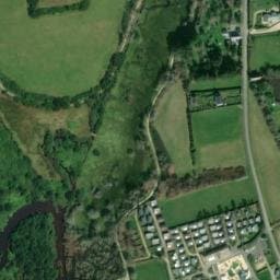 Vue satellite de Camping de la Plage de Cleut-Rouz à Fouesnant