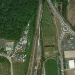Vue satellite de Aire de services municipale pour camping-car à Nogent-sur-Vernisson