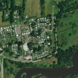Vue satellite de Camping Kost-Ar-Moor à Fouesnant