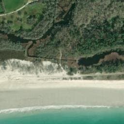 Vue satellite de Camping la Plage de Cleut-Rouz à Fouesnant