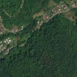 Vue satellite de Aire de service de la Mine d'Argent à Moosch