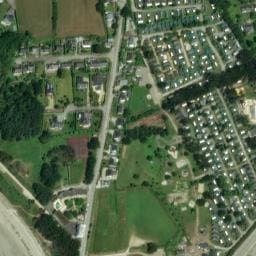 Vue satellite de Camping du Grand Large à Fouesnant