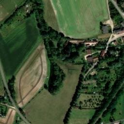 Vue satellite de L'aire de camping car Laignes à Griselles
