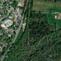 Vue satellite de Camping Le Domaine de Kerlann à Pont-Aven