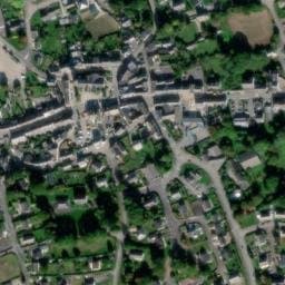 Vue satellite de Aire communale de camping-car St-Jean Brévelay à Bignan