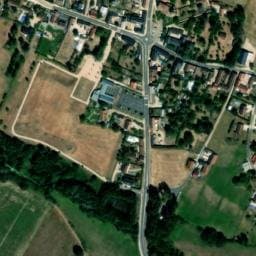 Vue satellite de Aire de services pour camping-car à Germigny-des-Prés