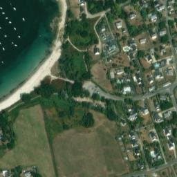 Vue satellite de Aire de Pouldohan à Concarneau