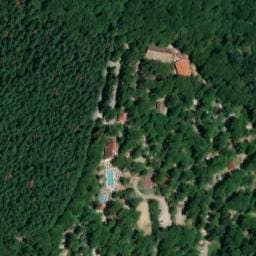 Vue satellite de Aire de service pour camping-car au Camping Huttopia à Uffholtz