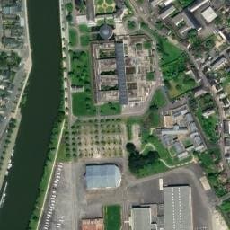 Vue satellite de AIRE DE STATIONNEMENT CAMPING-CARS à Château-Gontier-sur-Mayenne