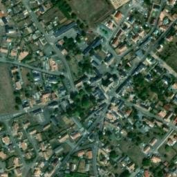 Vue satellite de Aire de stationnement à Vion à Vion
