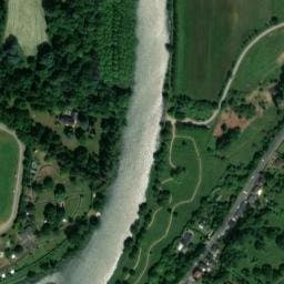 Vue satellite de Camping municipal Port Sainte-Marie à Malicorne-sur-Sarthe