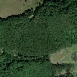 Vue satellite de Lagerwald Hütte (Le Gresson) à Oberbruck