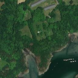 Vue satellite de Camping à Riec-sur-Bélon à Riec-sur-Bélon