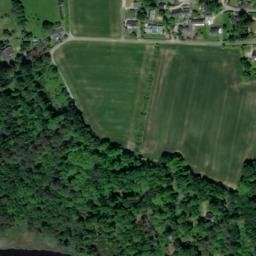 Vue satellite de Base Scouts et Guides de Coatroual à Rédené