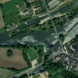 Vue satellite de Emplacement pour camping-car Le Port Ste Marie à Malicorne-sur-Sarthe