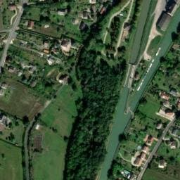 Vue satellite de Camping de la Lancière à Châtillon-Coligny