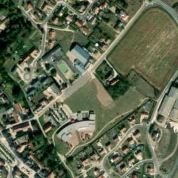 Vue satellite de Aire de stationnement camping-cars à Saint-Benoît-sur-Loire