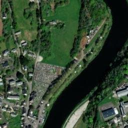 Vue satellite de Camping municipal d’Hennebont à Kervignac