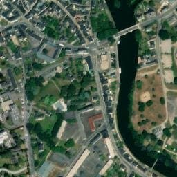 Vue satellite de Aire de stationnement des tanneurs Malestroit à Missiriac