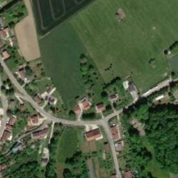 Vue satellite de Aire de camping-car de Corgirnon à Chaudenay