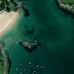 Vue satellite de Camping Le Keraeren à Névez