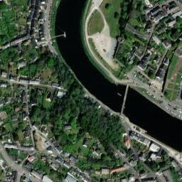 Vue satellite de Camping d'Hennebont à Hennebont