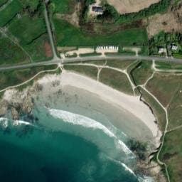 Vue satellite de Aire de Don à Pont-Aven