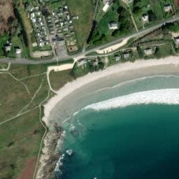 Vue satellite de Camping Le Suroît à Pont-Aven