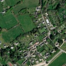 Vue satellite de Camping Les Chaumières à Névez