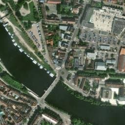 Vue satellite de Parking Roscoff, Auxerre à Augy