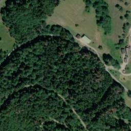 Vue satellite de Parking bus Pied des Téléskis à Dolleren