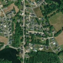 Vue satellite de Camping Municipal L'Étang aux Biches à Trédion