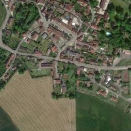 Vue satellite de Camping de mon village d'Auberive à Auberive