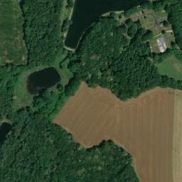 Vue satellite de Camping municipal L'étang aux Biches à Le Cours