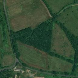 Vue satellite de Aire de stationnement dans un camping à la ferme à Jupilles