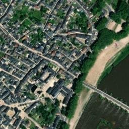 Vue satellite de Aire de stationnement pour camping-cars à Beaugency