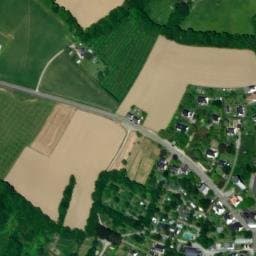 Vue satellite de Camping du Pouldu à Ploemeur