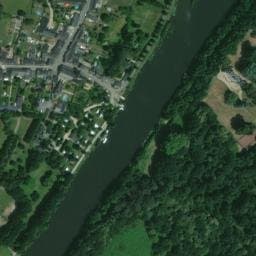 Vue satellite de Camping du Bac à Ménil