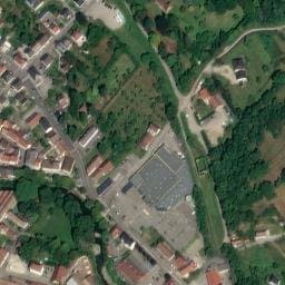 Vue satellite de Aire de camping-car à Lauw à Lauw