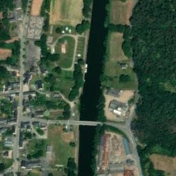 Vue satellite de Camping municipal du Halage à Missiriac