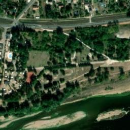 Vue satellite de Aire de services pour camping-cars - Le Jardin de Sully à Saint-Père-sur-Loire