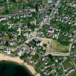 Vue satellite de Camping Eco Luxe Les Embruns à Clohars-Carnoët