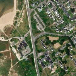 Vue satellite de Aire de Camping-car Guidel Plages à Ploemeur