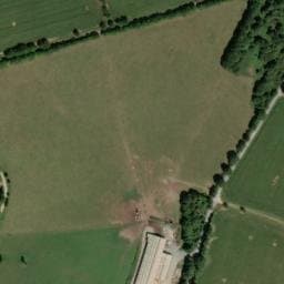 Vue satellite de Camping à la ferme du Moulin de Belle Née à Sainte-Anne-sur-Vilaine