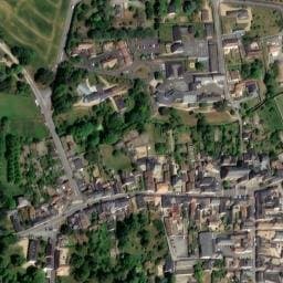 Vue satellite de Aire Camping-Car Précigné à Morannes sur Sarthe-Daumeray