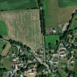 Vue satellite de Camping de Locmaria à Landaul