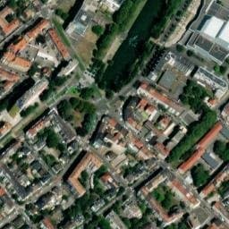Vue satellite de Parking bus Filature à Mulhouse