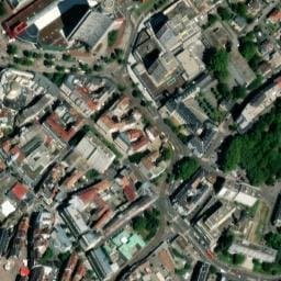 Vue satellite de Parking bus rue Louis Pasteur à Mulhouse