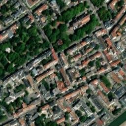 Vue satellite de Parking bus rue de Bâle à Riedisheim