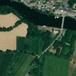 Vue satellite de Camping municipal de la Digue à Saint-Martin-sur-Oust